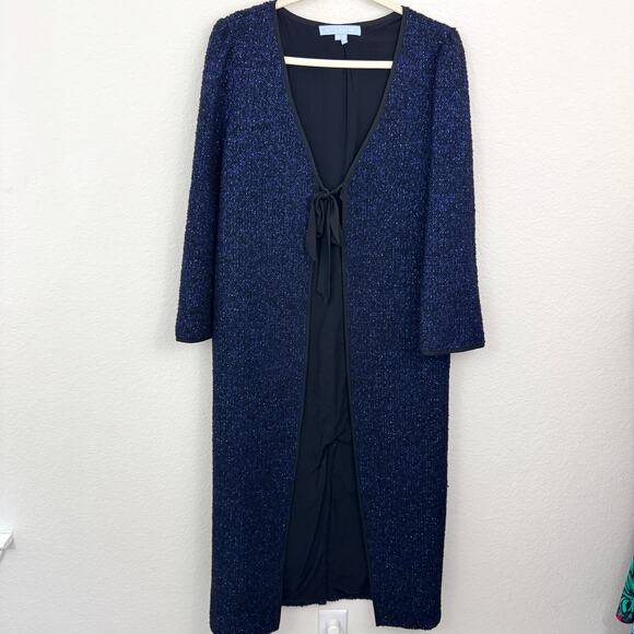 Hill House Jackets & Blazers - Hill House Women The Lou Lou Duster Jacket Size S  Sparkle Winter Midnight Tweed